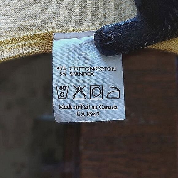 Vtg butter yellow wide strap scoop neck tank top - Picture 7 of 12